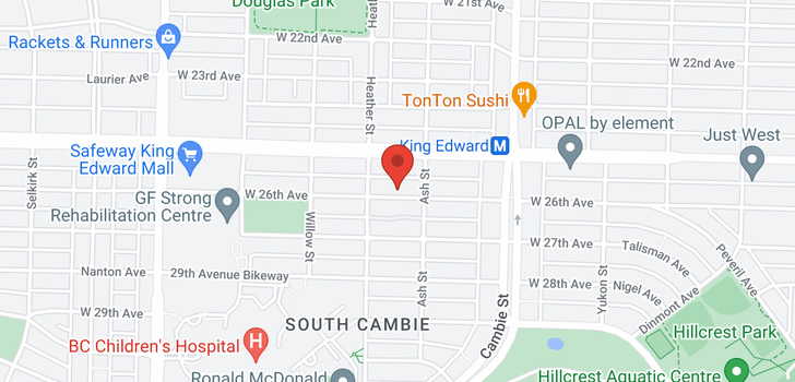 map of 655 W 26TH AVENUE